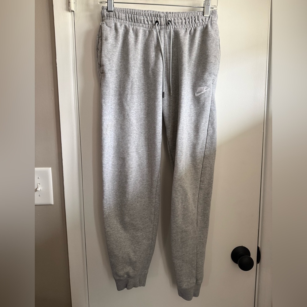 Nike Heather Gray Joggers, Size Small